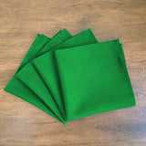 Detalhes do Guardanapo de Tecido Verde do Detalhe