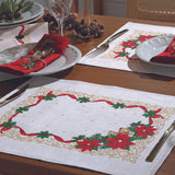 Foto do Jogo Americano Natal Branco muito bonita