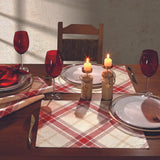 Foto do Jogo Americano Natal Xadrez muito bonita