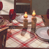 Foto do Jogo Americano Natal Xadrez da Chame do Detalhe muito bonita