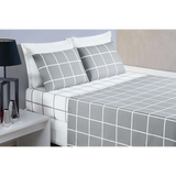 Fotos do Jogo de Cama Austin Cinza Vários Tamanhos muito bonita