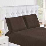 Conheça o Jogo de Cama Plush Soft Sono Quentinho Tabaco da Chame do Detalhe