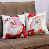 Detalhes do Kit 2 Capas de Almofadas Natal Boas Festas do Detalhe