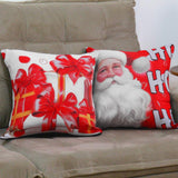 Veja os detalhes do Kit 2 Capas de Almofadas Natal Santo Noel da Charme