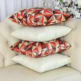 Kit 4 Capas De Almofadas Jacquard Premium - Geométrica com Palha