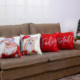Conheça o Kit 4 Capas de Almofadas Natal Boas Festas da Chame do Detalhe