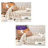 Veja detalhes lindos de Manta Para Sofá Special Chenille Maori – Avelã da Charme