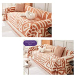 Veja detalhes lindos de Manta Para Sofá Special Chenille Maori – Terracota da Charme