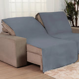 Veja os detalhes da Manta Protetora de Sofá Retrátil Anti Arranhão - Cinza  da Charme