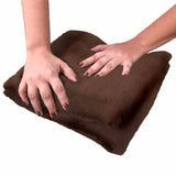 Veja detalhes lindos da Manta Soft Microfibra Tabaco da Charme