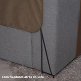 Manta Protetora de Sofá Anti Arranhão - Chocolate