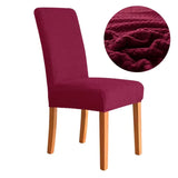 Capa Protetora Cadeira Jacquard - Marsala