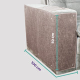 Protetor Arranhador Lateral para Braço de Sofá Kit c/ 2 - Bege