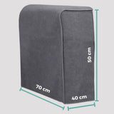 Protetor Braço de Sofá Arranhador para Gatos Kit 2 - Cinza