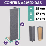 Arranhador MDF Cama Box para Gatos Kit 2 - Cinza
