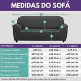 Capa de Sofá Anti Arranhão Protex Max - Chumbo