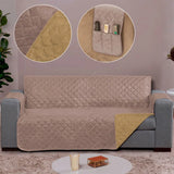 Foto de Capa Protetora para Sofá Caqui-palha muito bonita