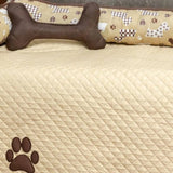 Detalhes de Protetor de Sofá Pet Impermeável Gigante – Creme da Charme do Detalhe