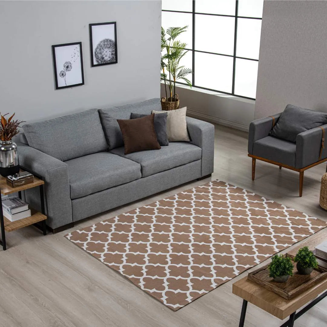 Foto de Detalhes do Tapete Classic Suprema Caramelo da Charme do Detalhe muito bonita