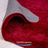 Veja os detalhes do Tapete Felpudo Bordô da Charme