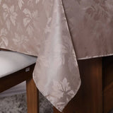 Detalhes da Toalha de Mesa Jacquard Capuccino do Detalhe