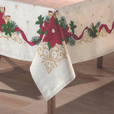 Foto da Toalha de Mesa Natalina Branca muito bonita