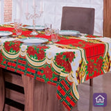 Conheça a Toalha de Mesa Natalina Vermelha com Sinos com entrega mais rápida do Brasil