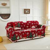 Capa de Sofá Natalina Spandex Special - Encanto de Inverno