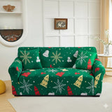 Capa de Sofá Natalina Spandex Special - Pinheiro Encantado