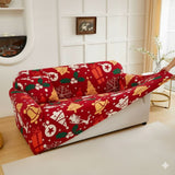 Capa de Sofá Natalina Spandex Special - Sonho de Natal