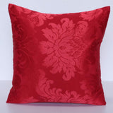 Capa De Almofada Jacquard Premium - Vermelho