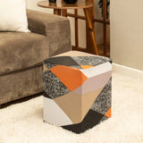 Kit 2 Capa para Puff Quadrado - Sueter e Preto