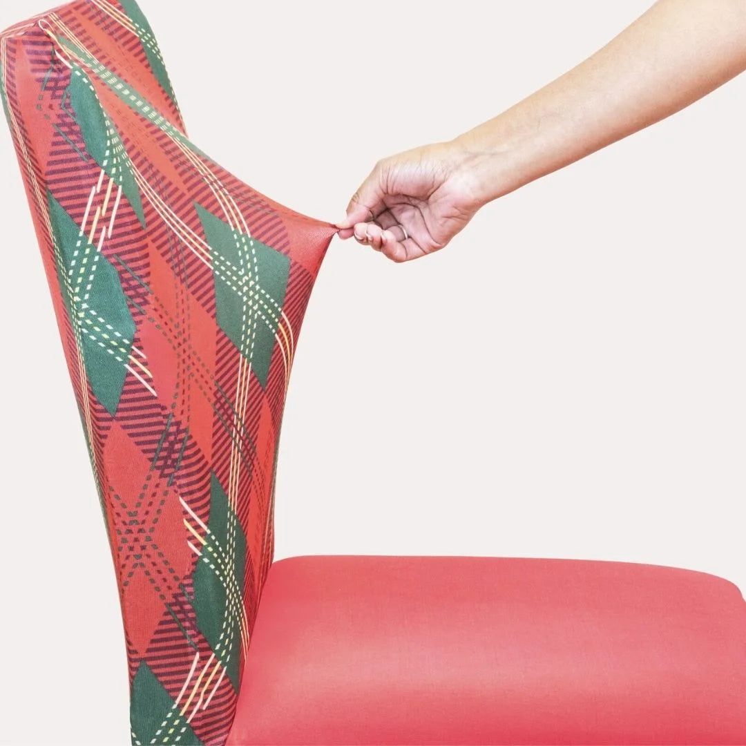 Capa de Cadeira de Natal  - Charme Natalino