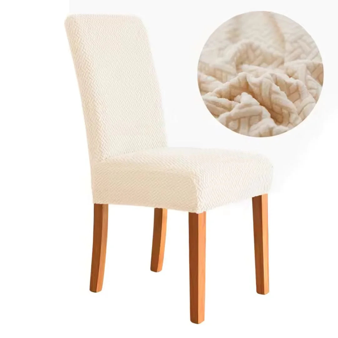 Capa Protetora Cadeira Jacquard - Creme