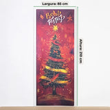 Capa Para Porta Natal - Árvore Natalina