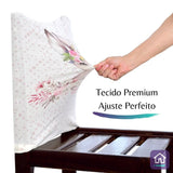 Fotos da Capa Encosto Cadeira Feliz Páscoa muito bonita
