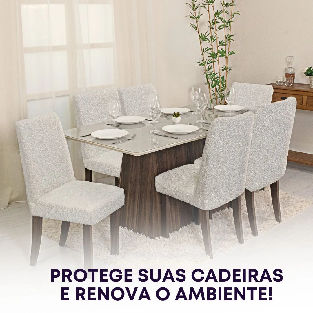 Conheça a Capa Cadeira Confort Max Creme com entrega mais rápida do Brasil