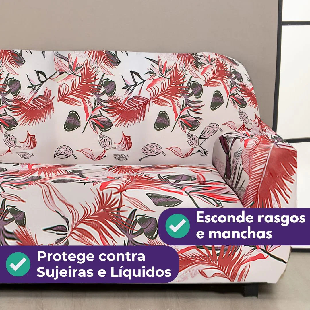 Conheça o Capa de Sofá Elastex  Yasmim com entrega mais rápida do Brasil