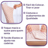 Detalhes da Capa Para Cadeira de Jantar Egito da Charme do Detalhe