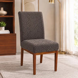 Capa de Cadeira Boutique Jacquard Premium - Cinza