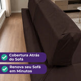 Capa de Sofá Retrátil Elastex - Marrom