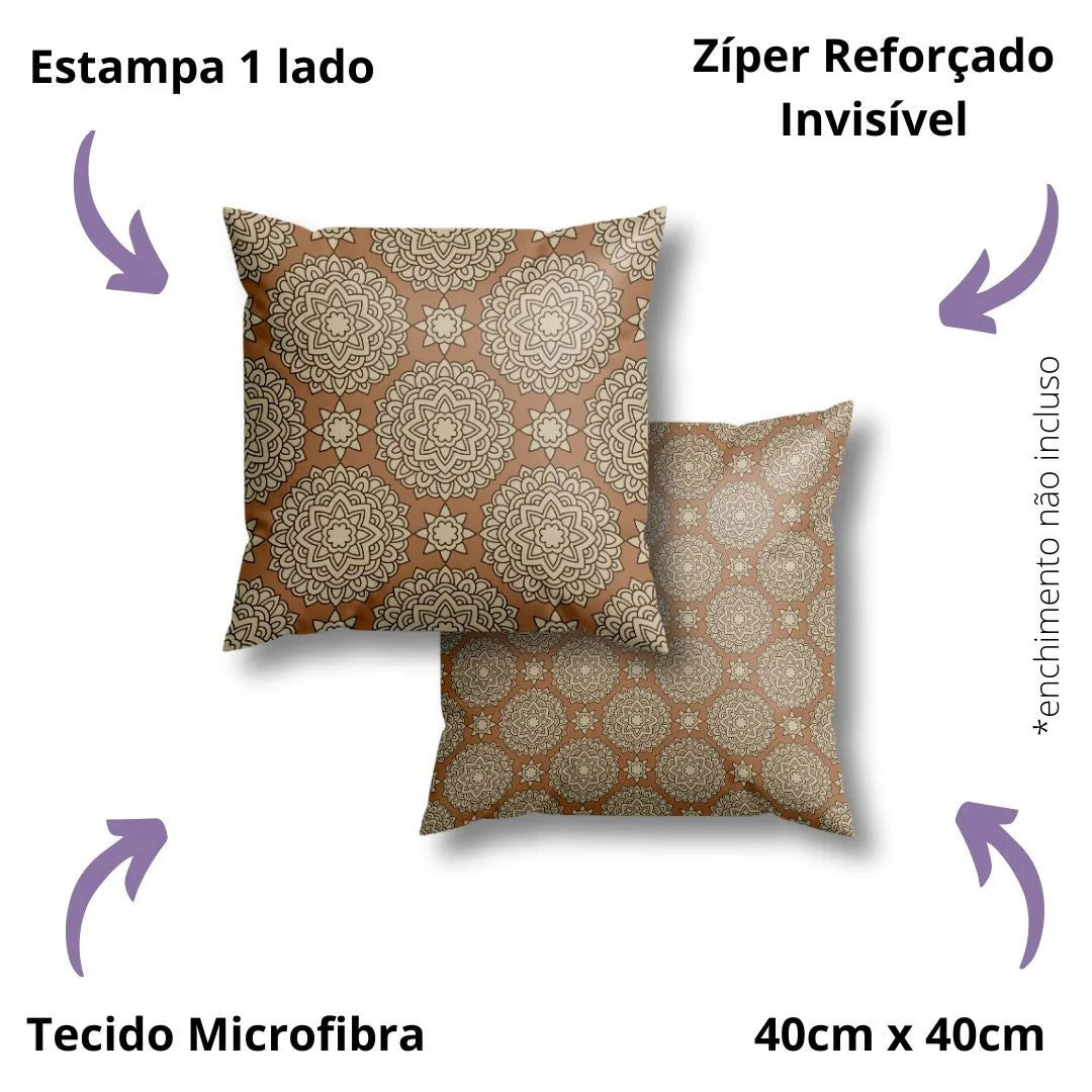 Foto Kit 2 Capas de Almofadas Modern Print – Aura muito bonita