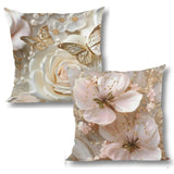 Conheça o Kit 2 Capas de Almofadas Modern Print Borboleta com entrega mais rápida do Brasil