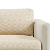 Capa de Sofá de Canto Classic Jacquard - Bege Claro