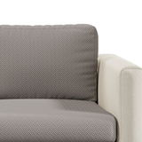 Capa de Sofá de Canto Classic Jacquard - Cinza Chumbo