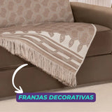 Manta para Sofá Aramado - Chocolate
