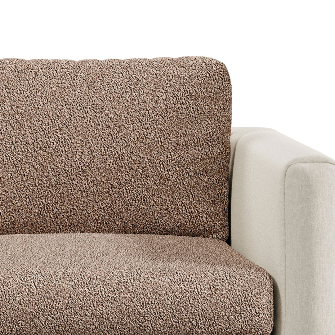 Capa de Sofá de Canto Soft Confort - Cappuccino