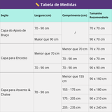 Capa Protetora Para Sofá Veludo - Cinza Escuro