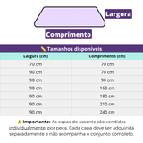 Capa Protetora Para Sofá Veludo - Cinza Escuro