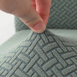 Capa Protetora Cadeira Jacquard -  Verde Oliva